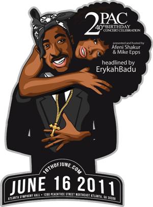 TUPAC AMARU SHAKUR FOUNDATION ANNOUNCES  “2PAC 40TH BIRTHDAY CELEBRATION”