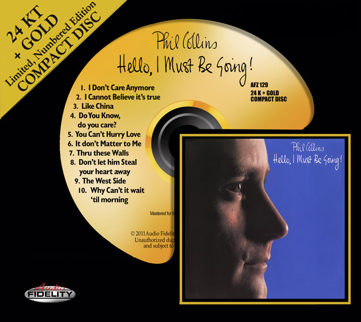 Audio Fidelity Releases Phil Collins, BTO Classics on 24-Karat Gold Format