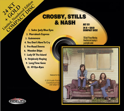 Audio Fidelity to Reissue Crosby, Stills & Nash and Gary Wright Classics