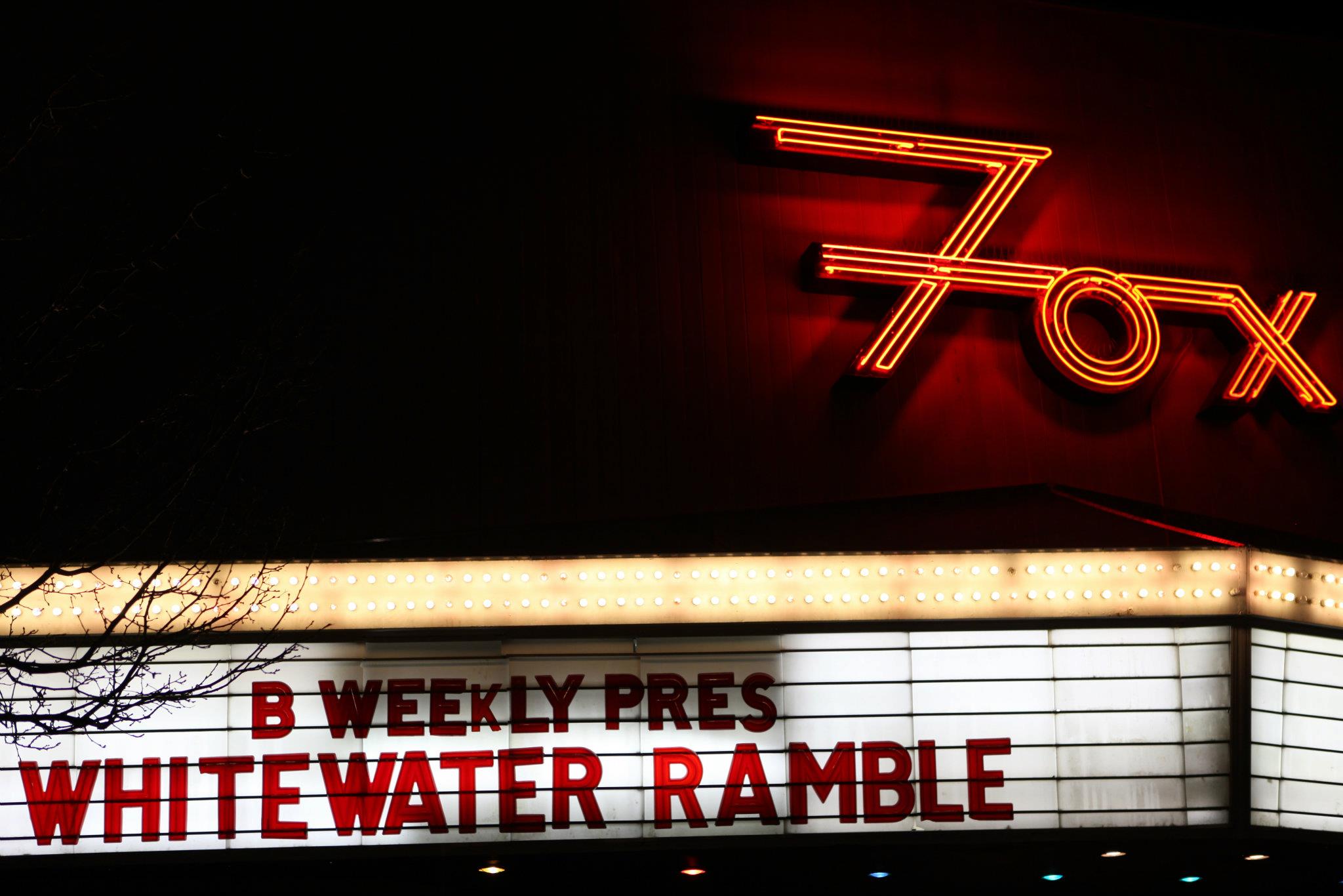 WhiteWater Ramble | 2/17/12 | Fox Theater