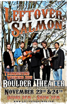 Catch some Leftover Salmon on Thanksgiving in Boulder