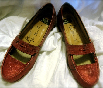 To aid hurricane victims, James McMurtry auctions ruby slippers