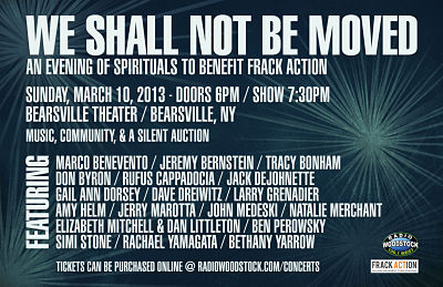 Frack Action Benefit Concert 3/10/13 in Woodstock