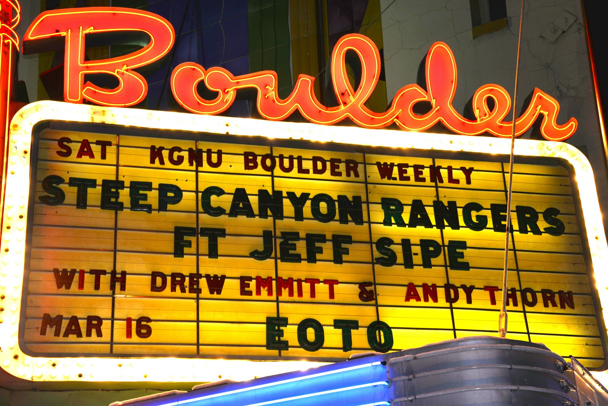 Steep Canyon Rangers w/Jeff Sipe | Boulder, Colorado