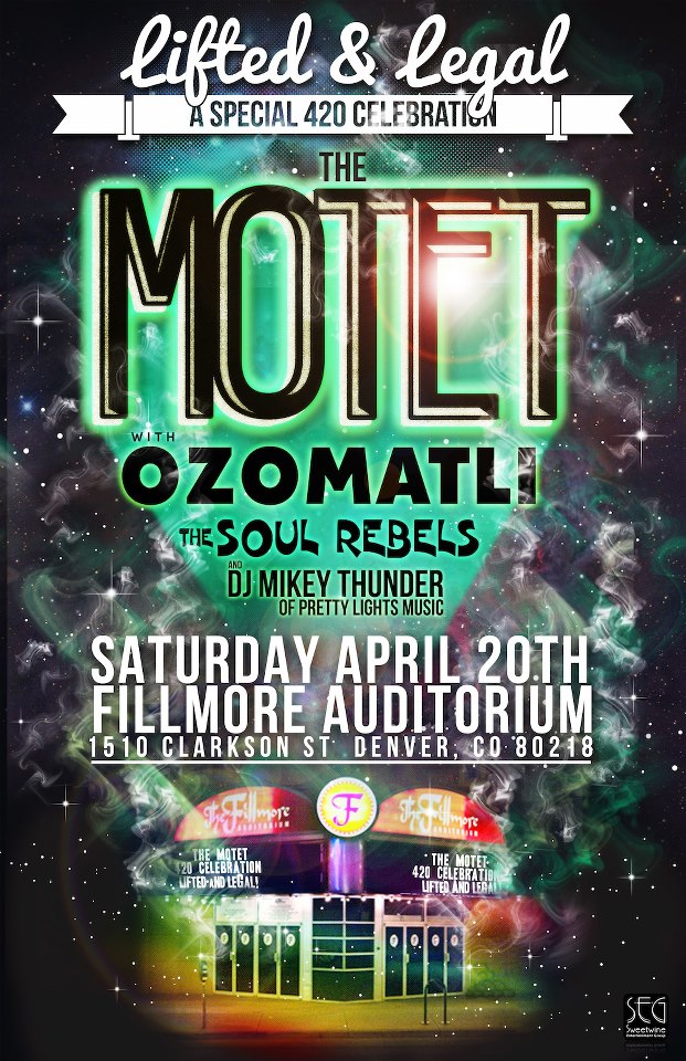 The Motet, Live @ The Fillmore w/ Ozomatli, Soul Rebels & DJ Mikey Thunder