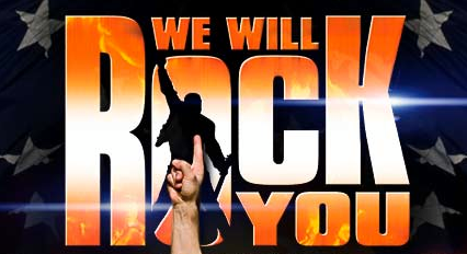 Queen Take We Will Rock You on Road