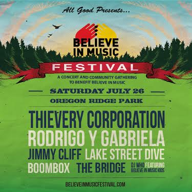 All Good Presents Announces Lineup for Believe in Music Festival