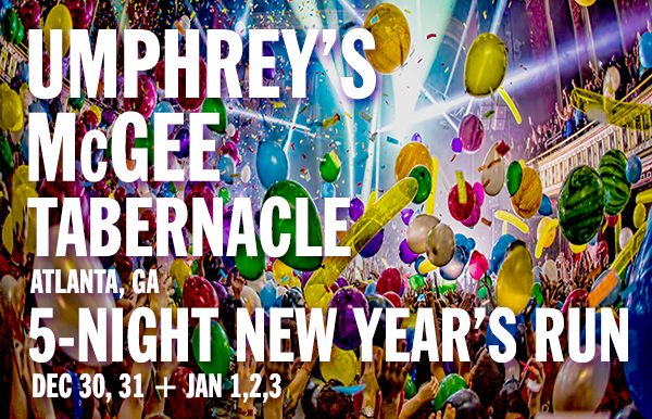 Umphrey's McGee Announce New Year's Eve 2014 in Atlanta