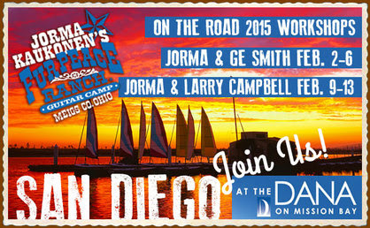 Jorma Kaukonen, G.E. Smith & Larry Campbell in San Diego