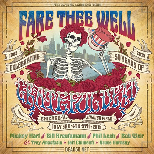 Grateful Dead Original Members Reunite to Celebrate 50th Anniversary