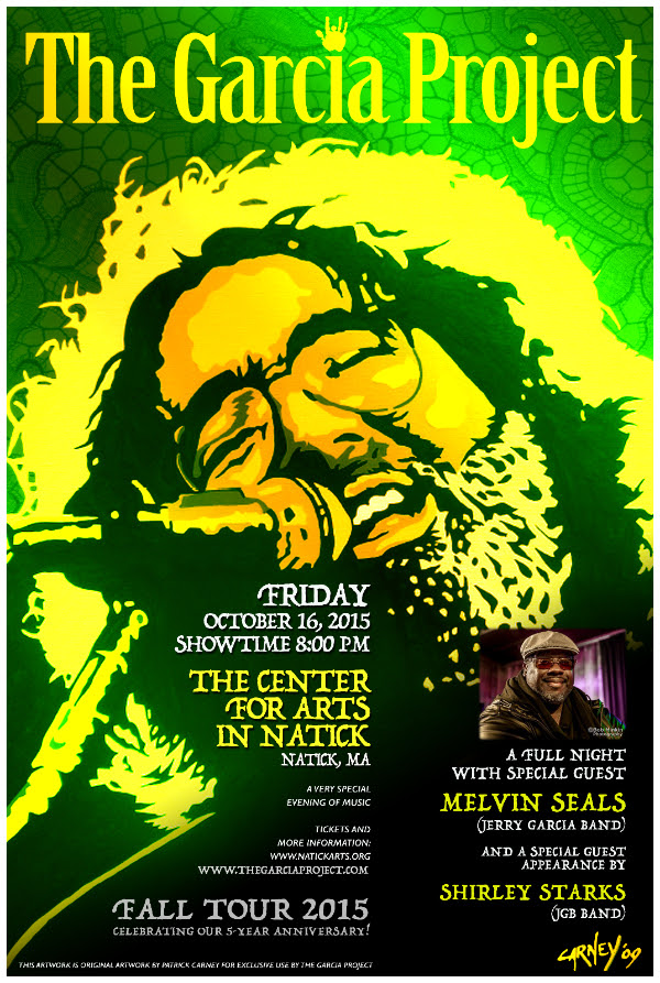 Melvin Seals and Shirley Starks to join The Garcia Project for a special night!