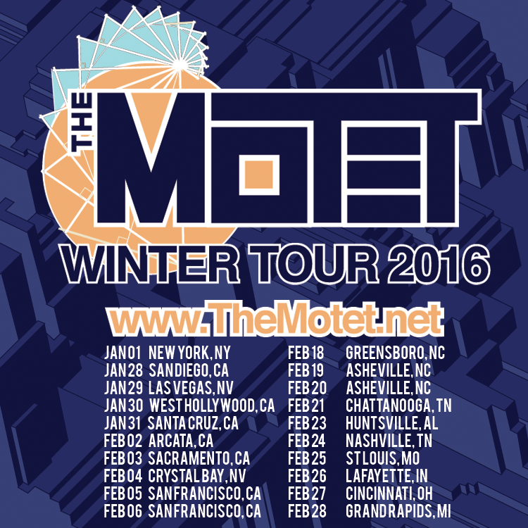 The Motet Announces 2016 Winter Tour