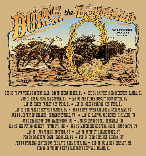 Donna the Buffalo Announce Winter 2016 Tour Dates
