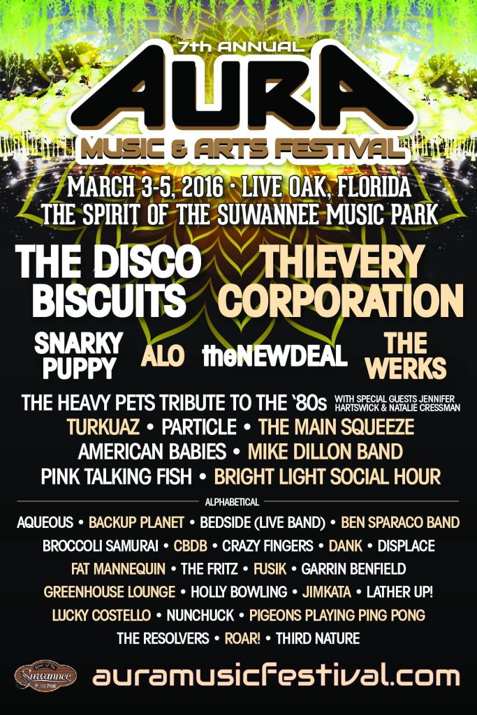 AURA Music & Arts Festival Releases 2016 Schedule