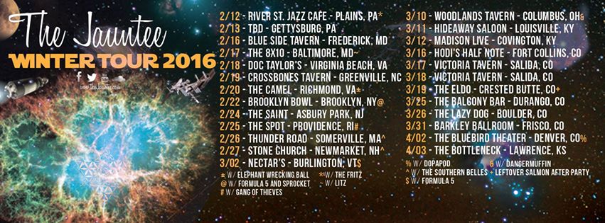 Catch The Jauntee at The Lazy Dog, 3/26