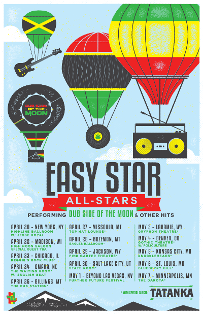 Easy Star All-Stars 2016 Spring Tour Dates