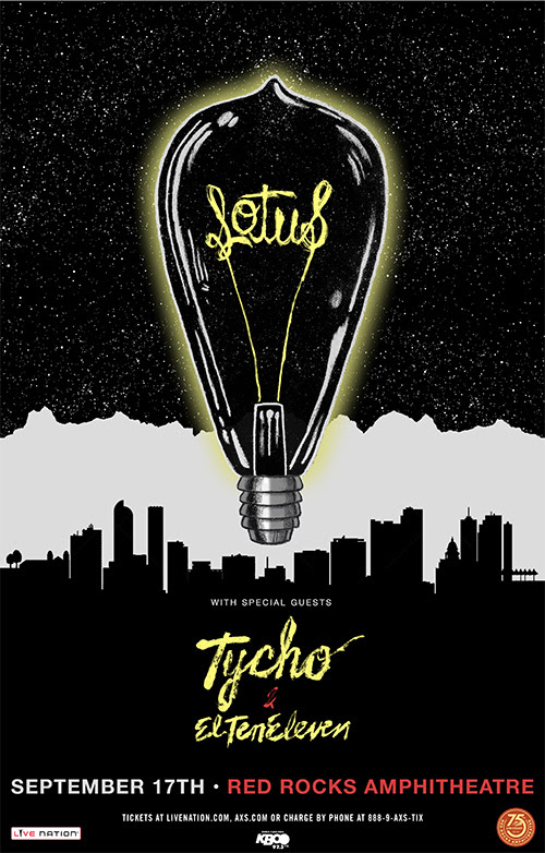 Lotus Announces Red Rocks Show, Sept. 17