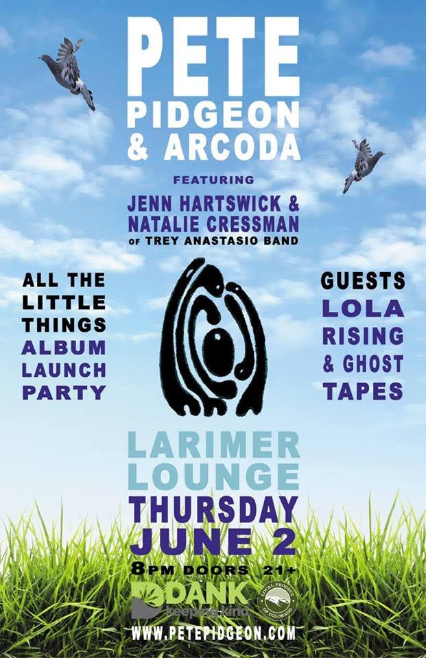 Pete Pidgeon & Arcoda Album Launch Party