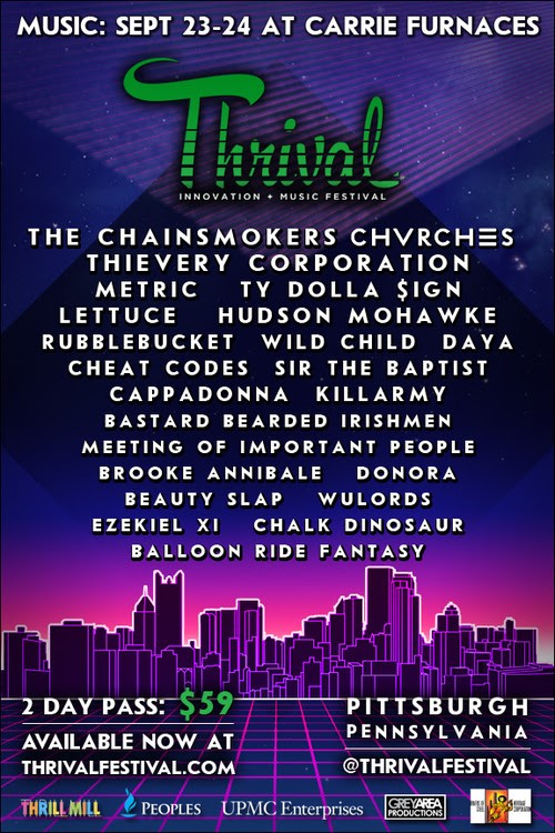 Thrival Innovation + Music Festival announces official after party