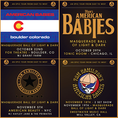 American Babies Announce 'Masquerade Ball of Light & Dark' Shows
