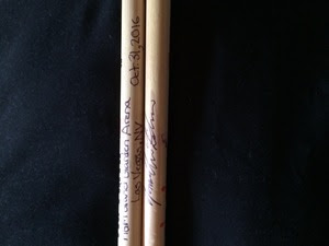 Set of Fishman Drum Sticks up for Auction