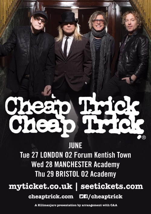 Cheap Trick Announce 2017 UK Tour