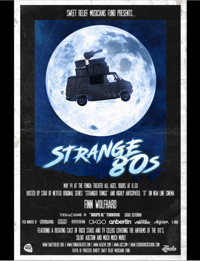Sweet Relief Presents "Strange 80s" Benefit