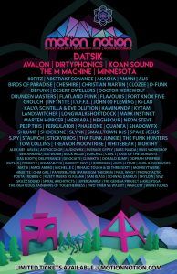 Motion Notion 2017 Phase II Lineup