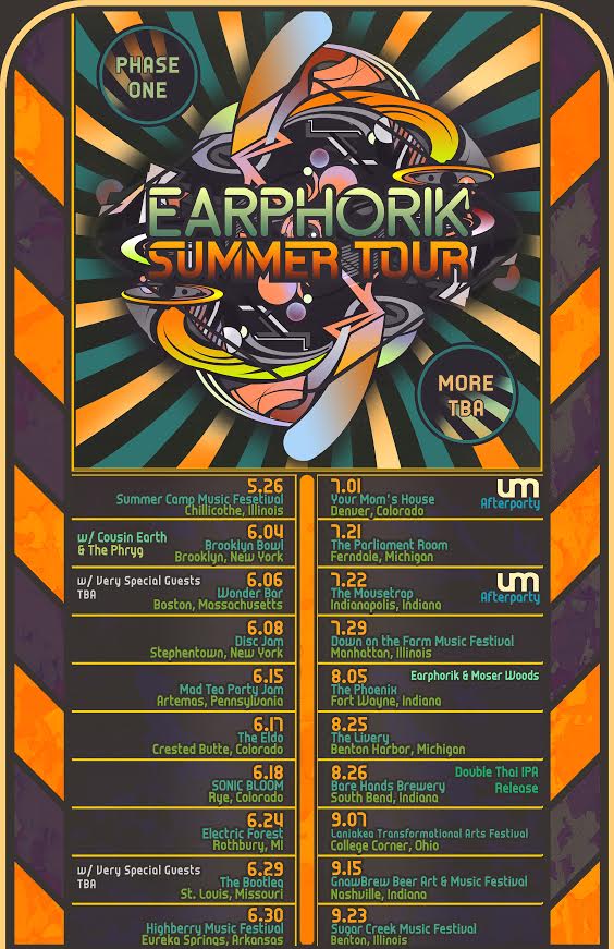 Earphorik Announce Phase 1 of Tour