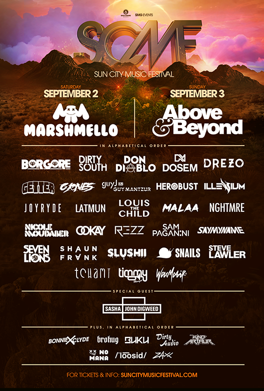 Sun City Music Festival Announces Lineup