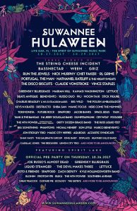 Suwannee Hulaween 2017 Artist Lineup