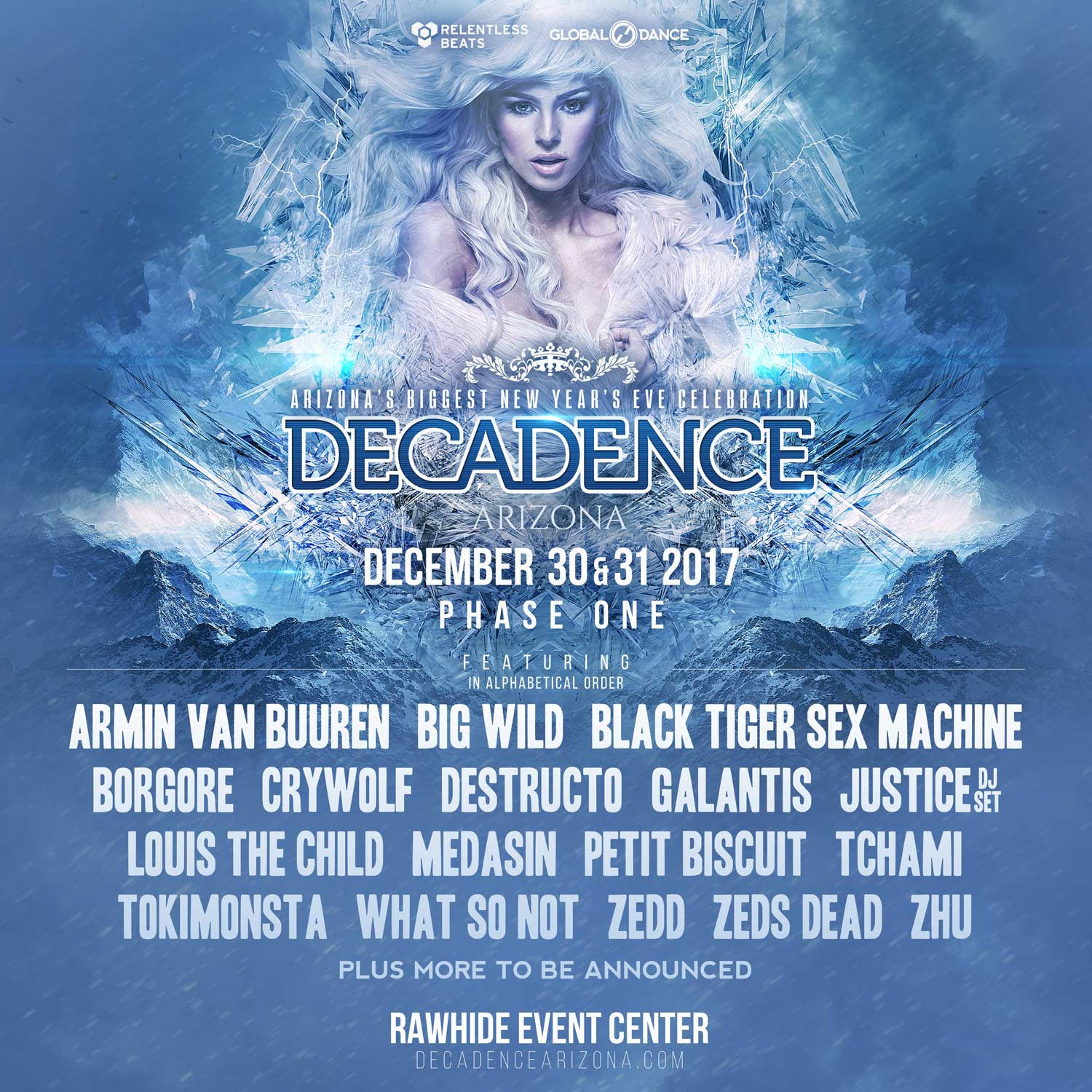 Relentless Beats Announces Initial Lineup