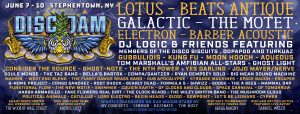 Disc Jam Music Festival Announces Schedule