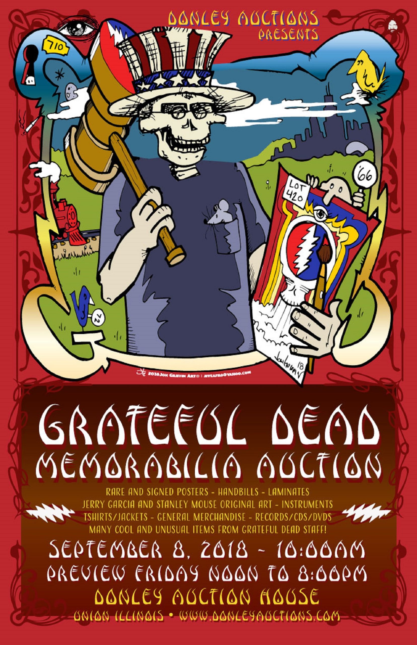More Dead Memorabilia Added to the Donley Auction