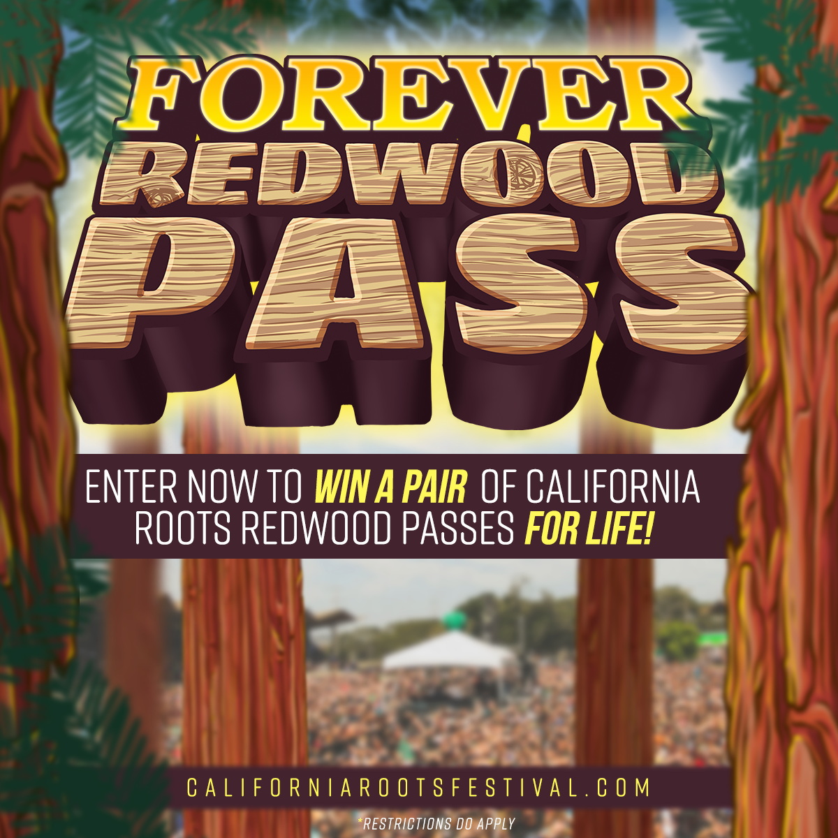 California Roots Music and Arts Festival Announce 'Forever Redwoods Contest'!