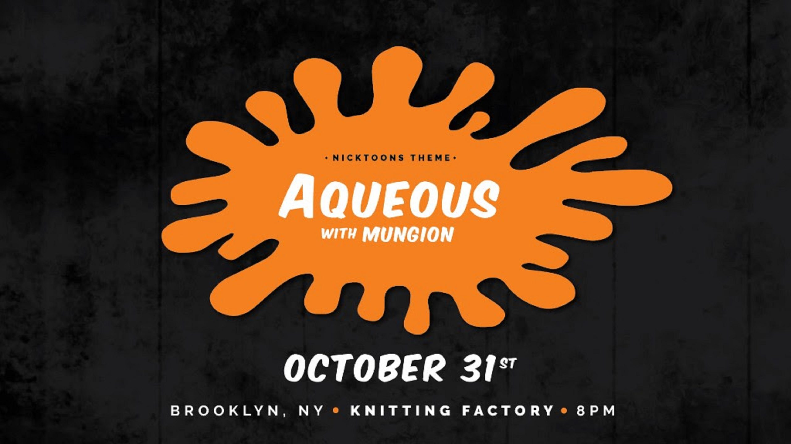 Aqueous Shares Halloween Theme For Brooklyn Throwdown With Mungion