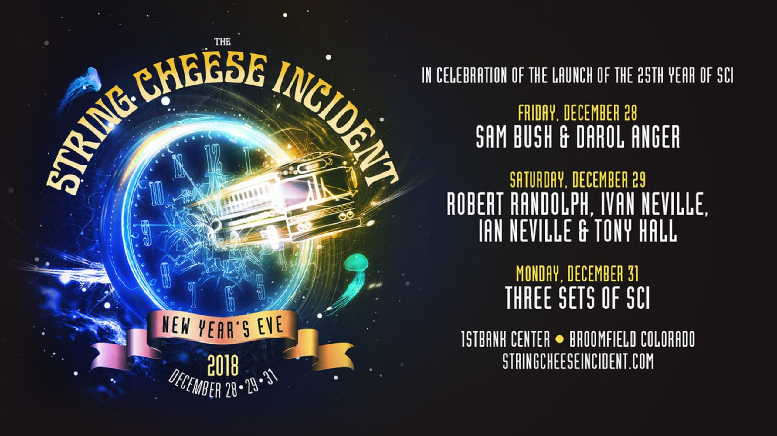 The String Cheese Incident Kick Off 25th Anniversary Celebration During Colorado New Year’s Eve Run