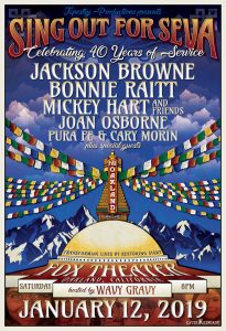 40 Years of Benefit Concerts for Seva – Jackson Browne, Bonnie Raitt to Play Anniversary