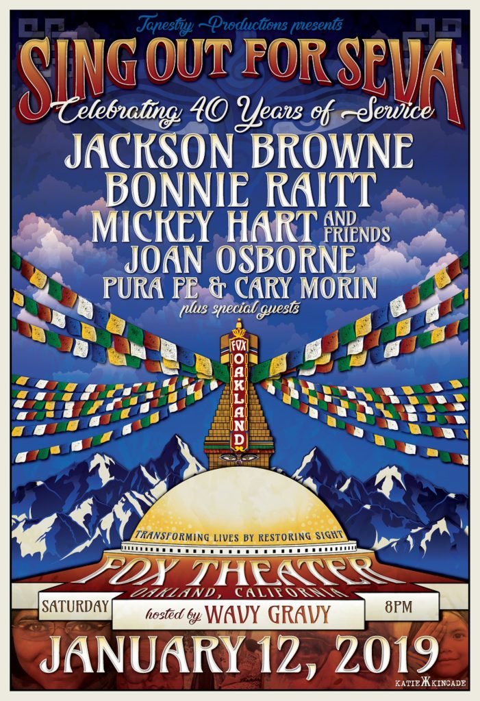 40 Years of Benefit Concerts for Seva – Jackson Browne, Bonnie Raitt to Play Anniversary