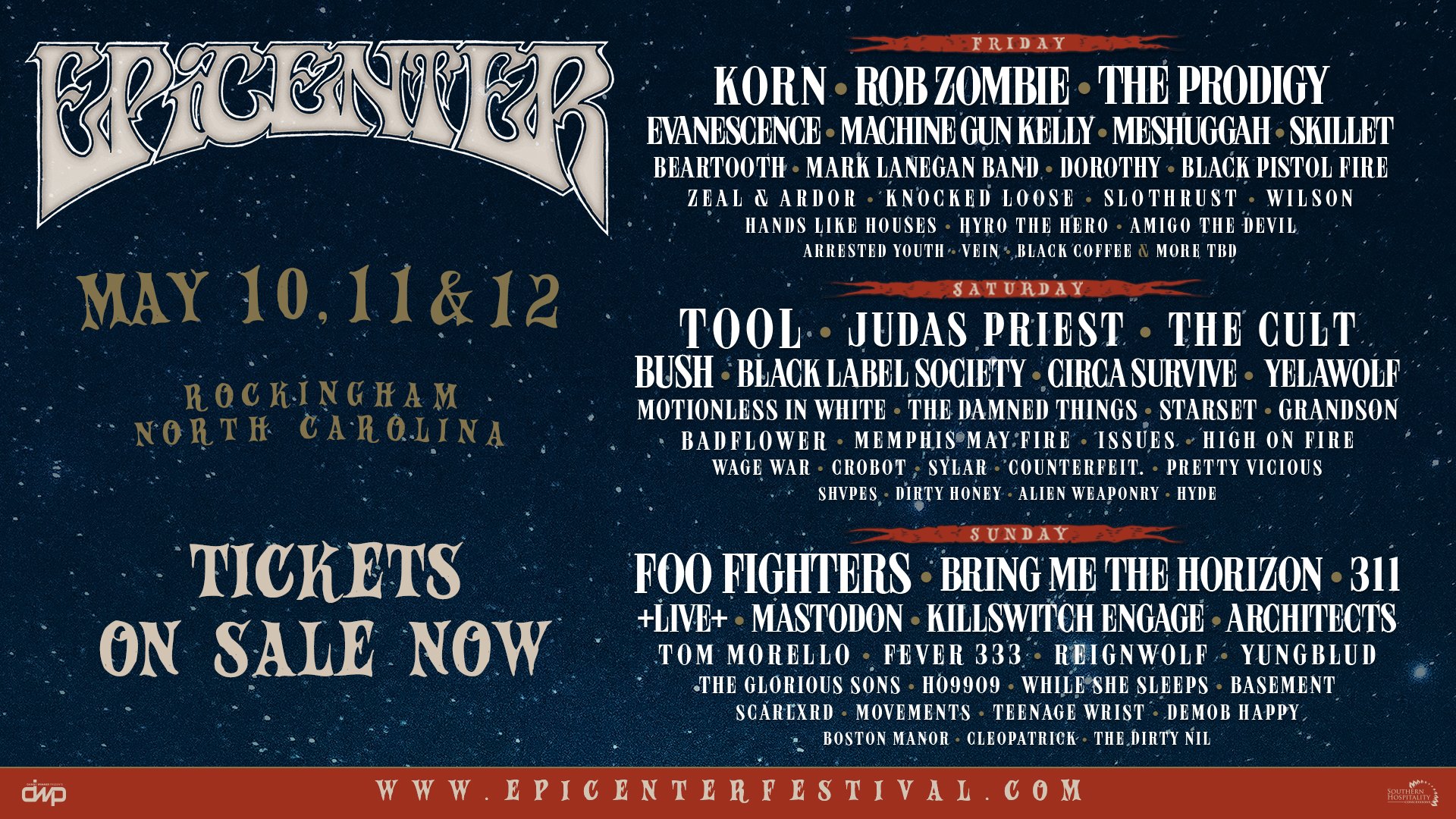 2019 Lineup For The Debut Of Epicenter