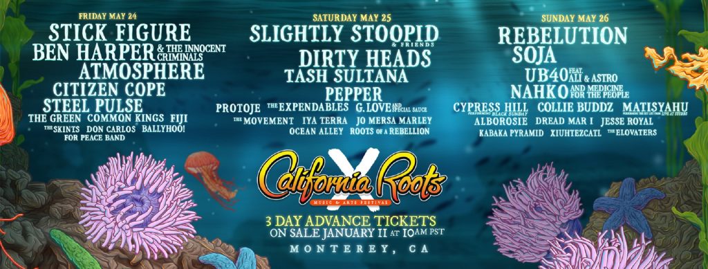10th Annual California Roots Music and Arts Festival Announces Final lineup