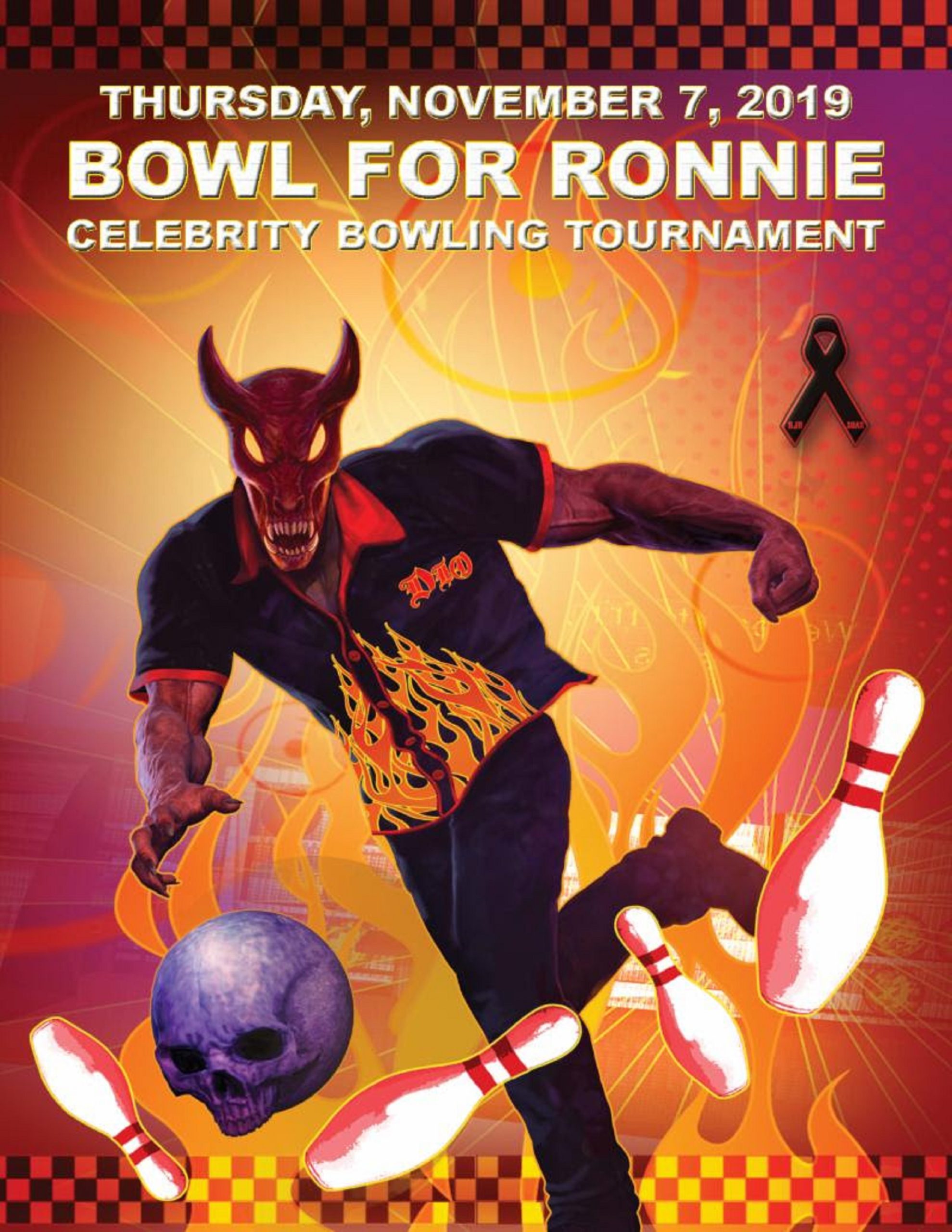 5th Annual "Bowl for Ronnie" Benefiting Ronnie James Dio Cancer Fund Set for November 7
