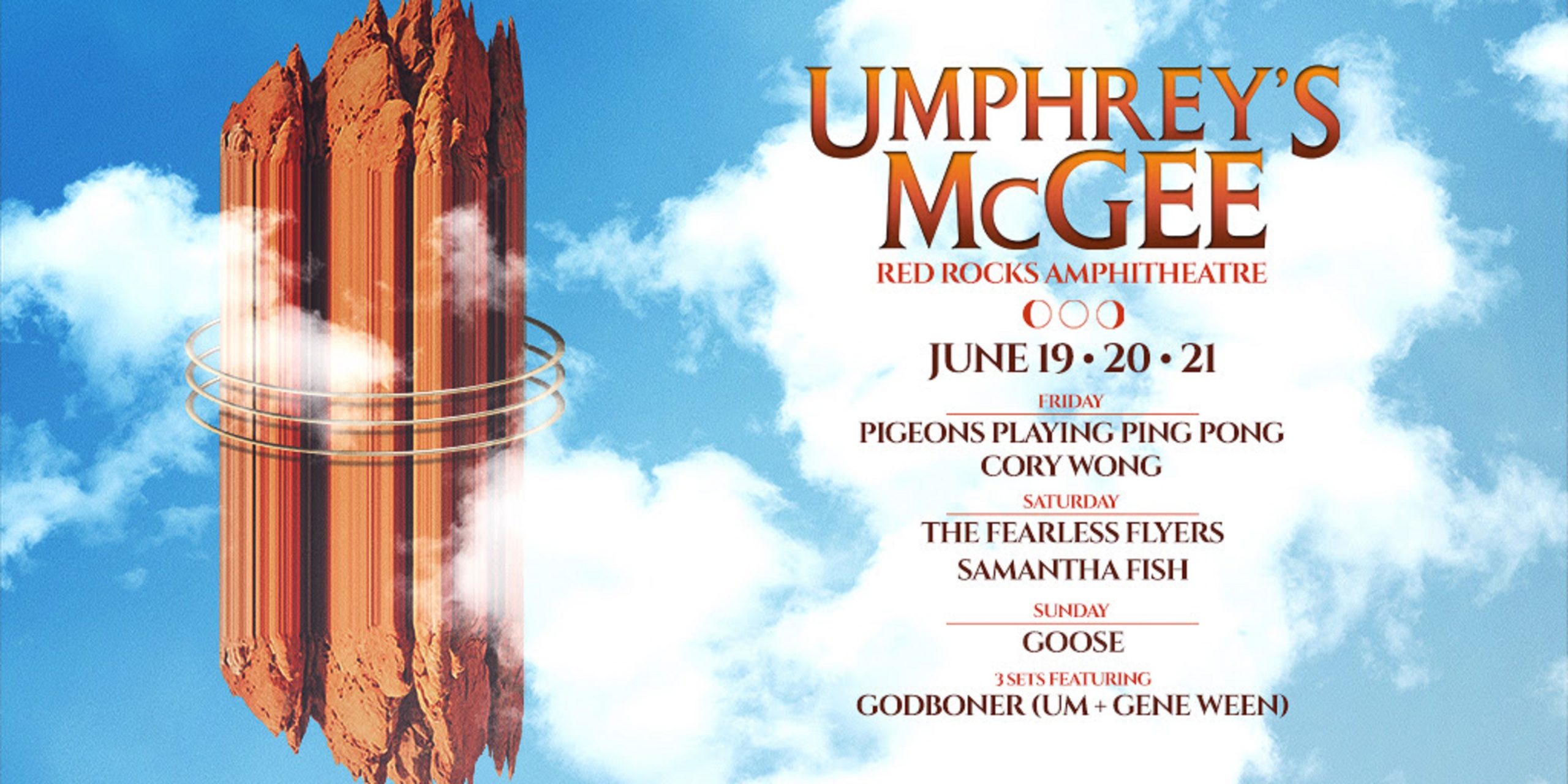 Umphrey’s McGee Return To Red Rocks June 19-21