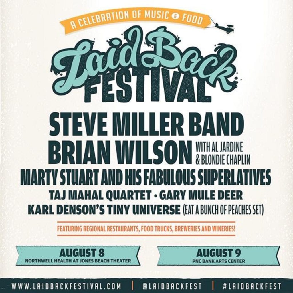Laid Back fest announces 2020 shows – Brian Wilson, Steve Miller and more