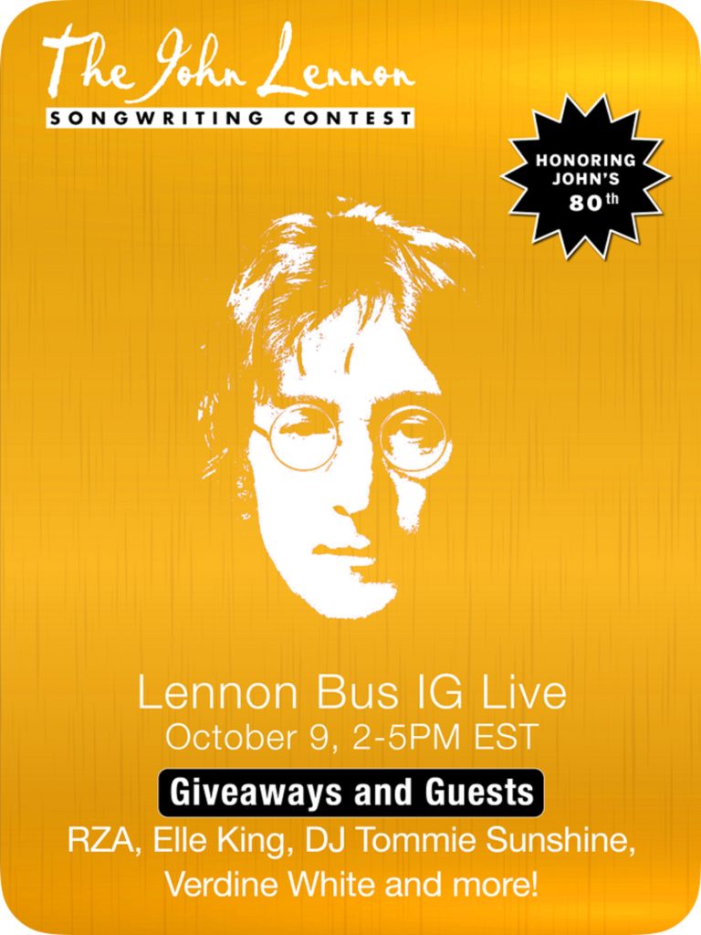 John Lennon Bus IG Live Party Today