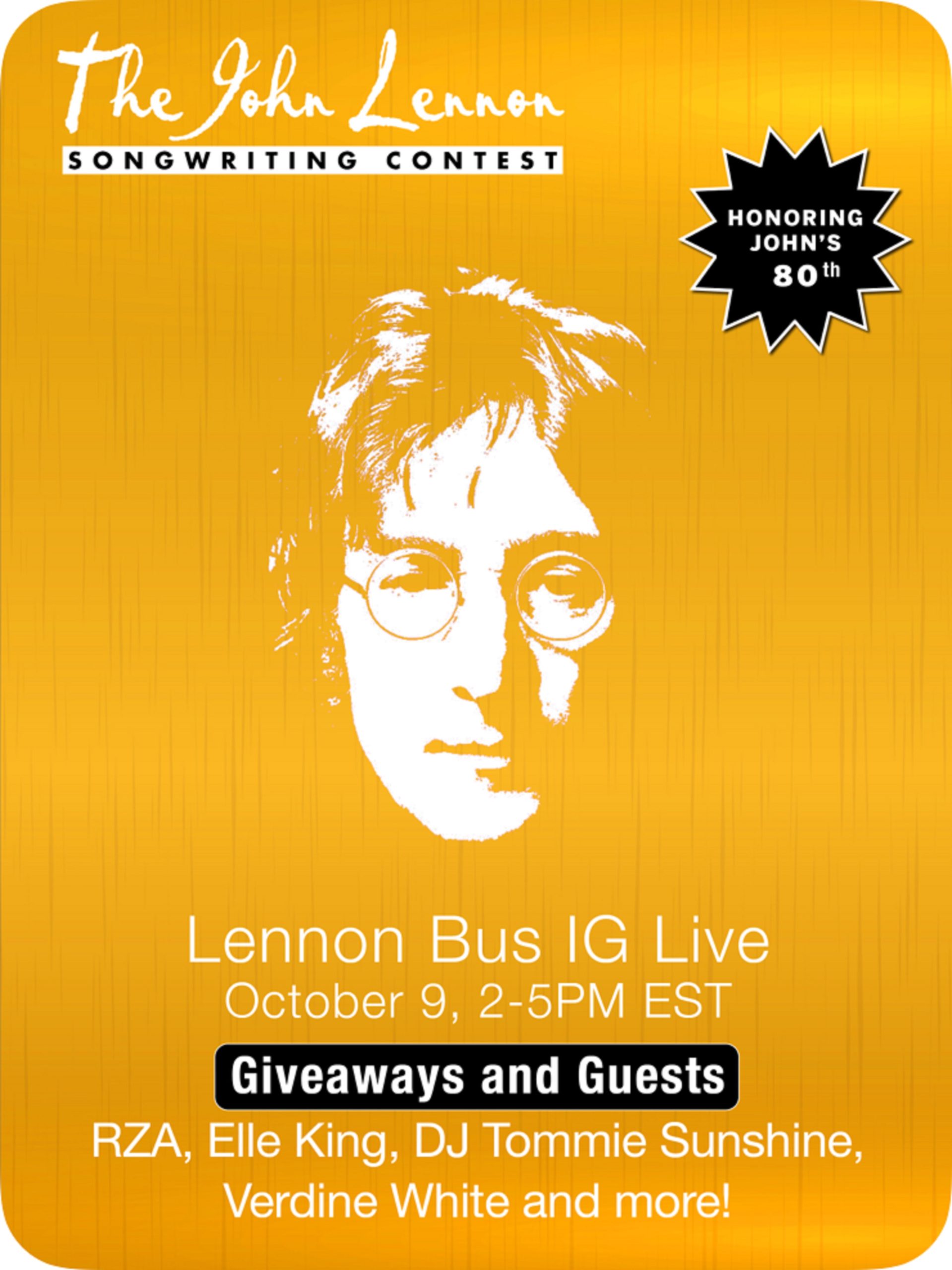 John Lennon Bus IG Live Party Today