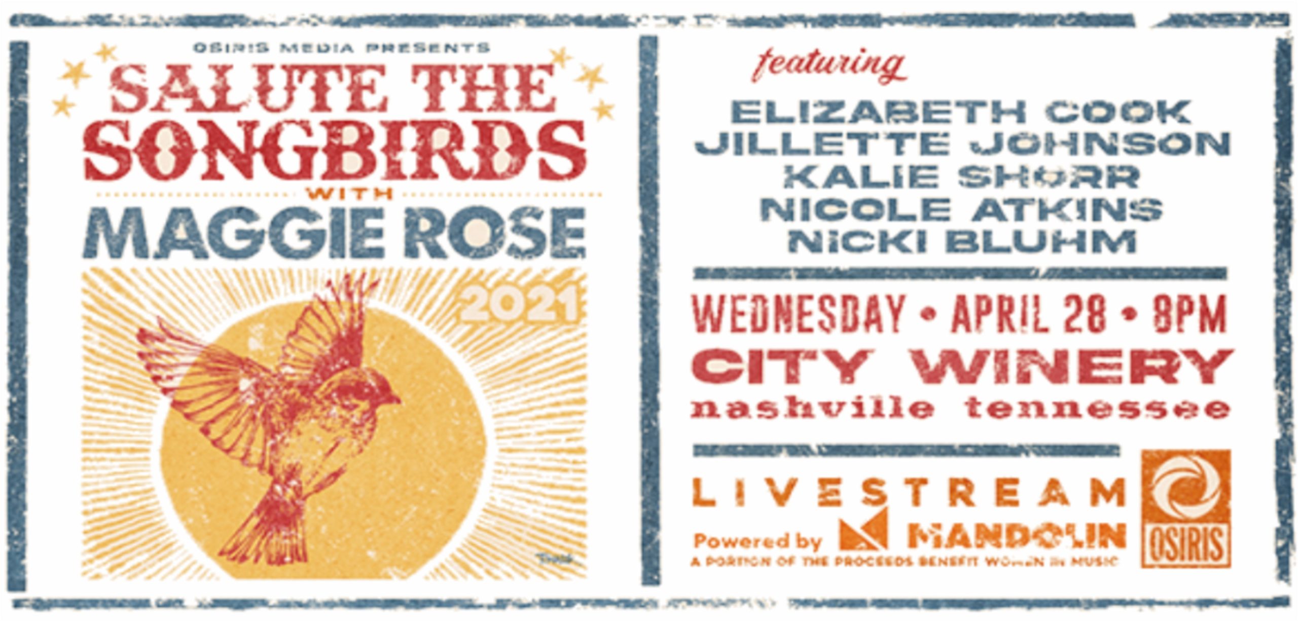 Maggie Rose brings her podcast, Salute The Songbird, to City Winery Nashville