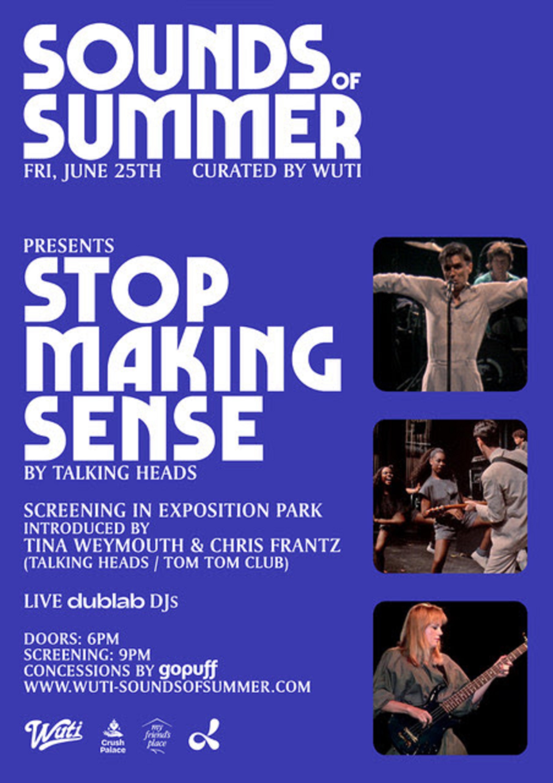 Talking Heads 'Stop Making Sense' at Expo Park