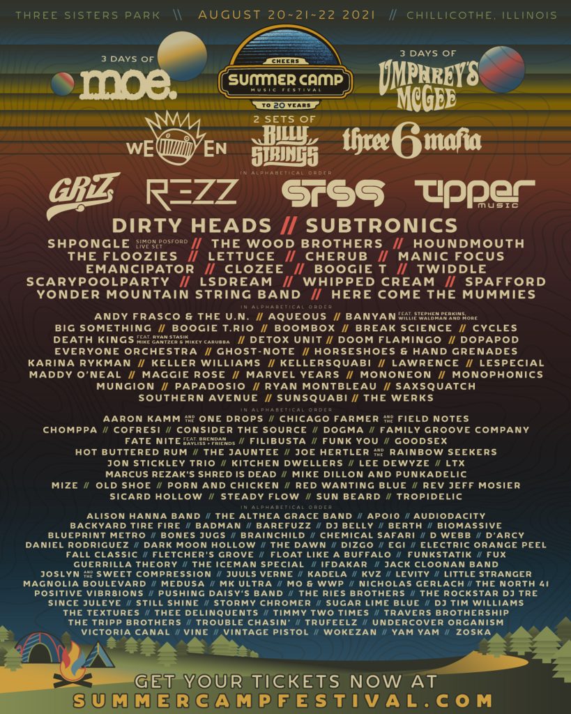 SUMMER CAMP MUSIC FESTIVAL ANNOUNCES FINAL LINEUP