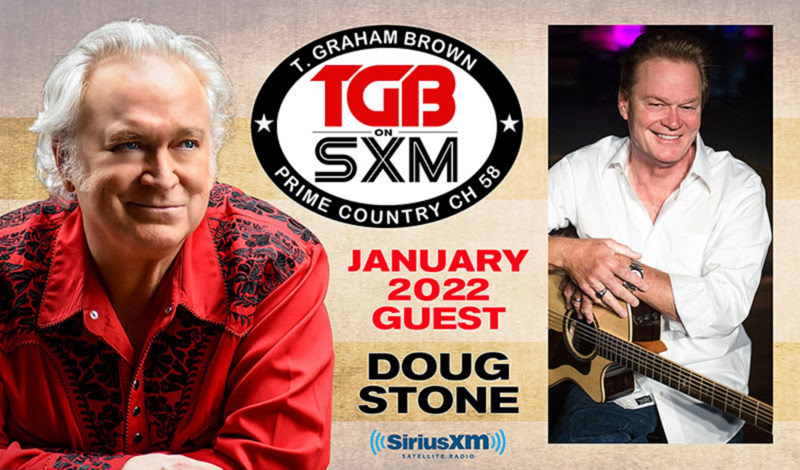 T. Graham Brown Host of 'Live Wire' Welcomes Doug Stone as Special Guest